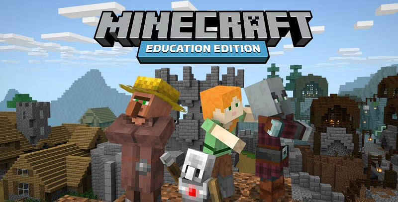 Minecraft education logo